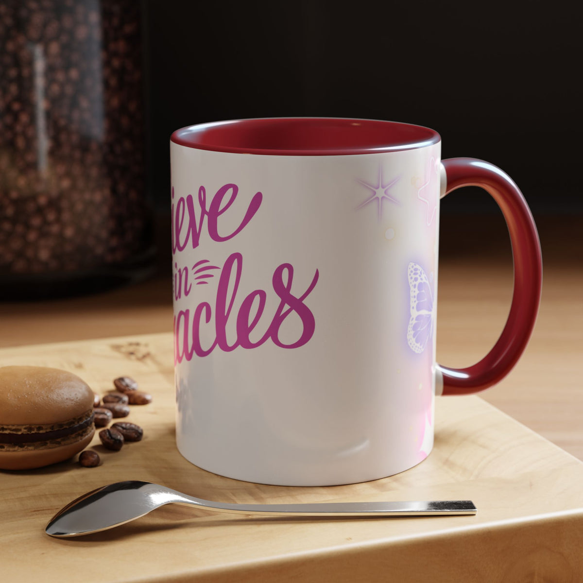 Believe in Miracles Inspirational Coffee Mug