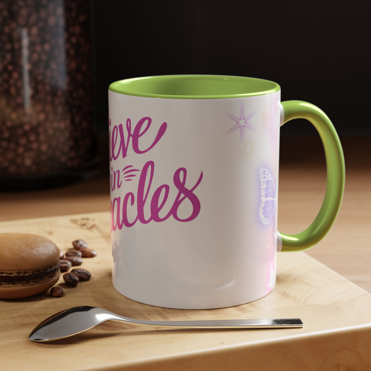 Believe in Miracles Inspirational Coffee Mug