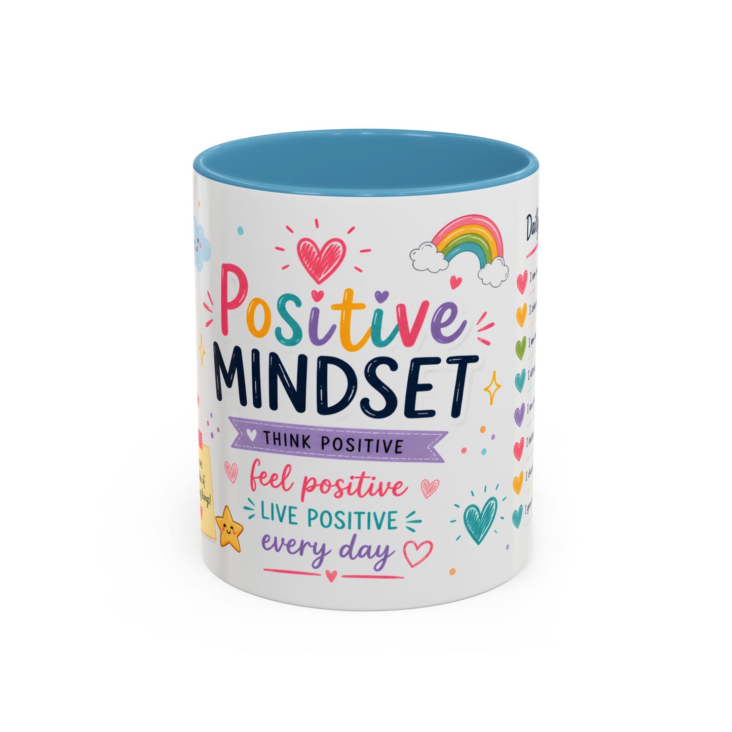 Positive Mindset Coffee Mug — Daily Affirmations 11/15oz