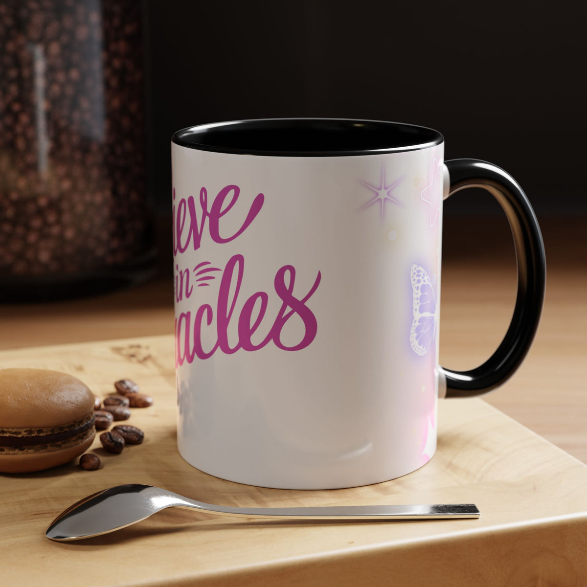 Believe in Miracles Inspirational Coffee Mug