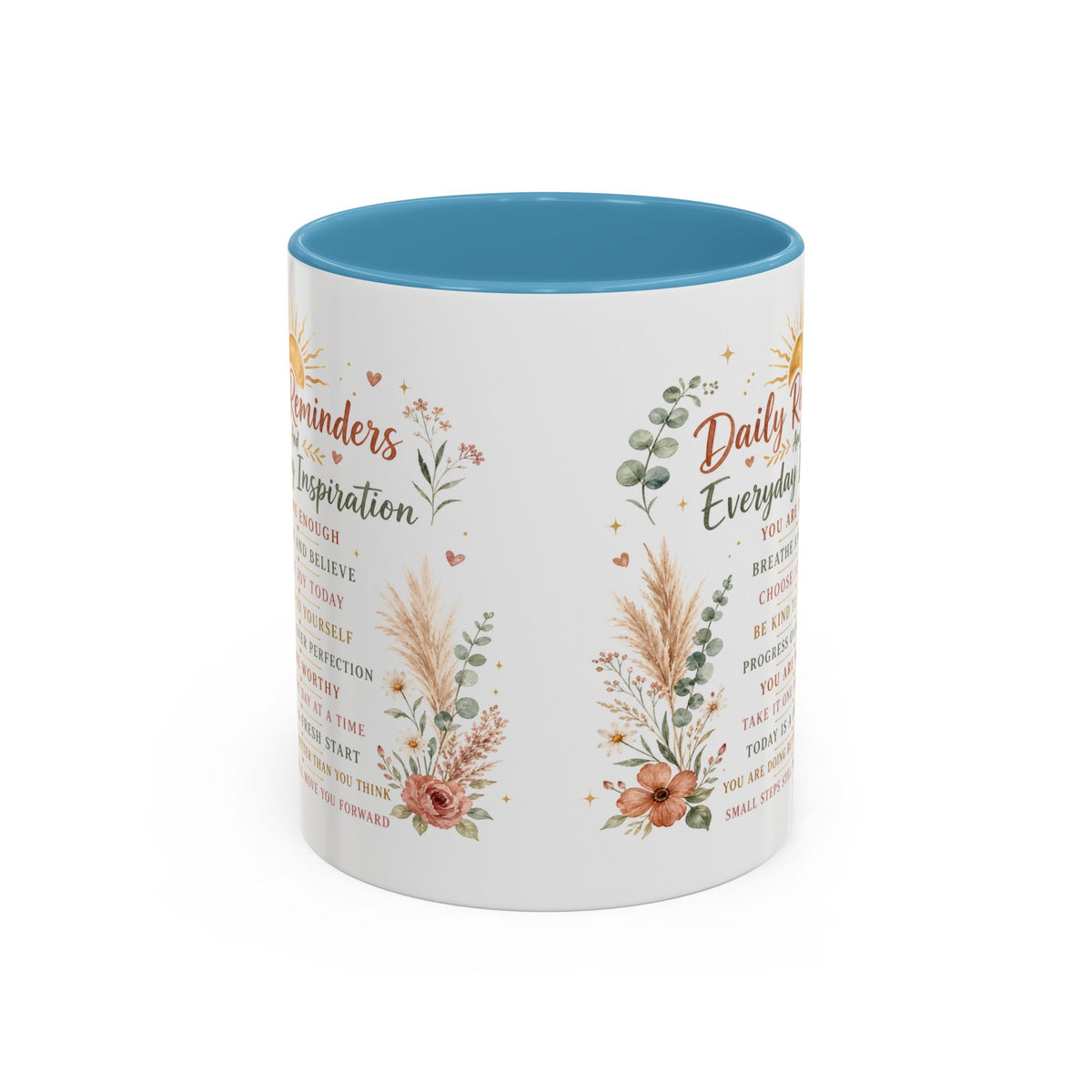 Daily Reminders Inspirational Coffee Mug