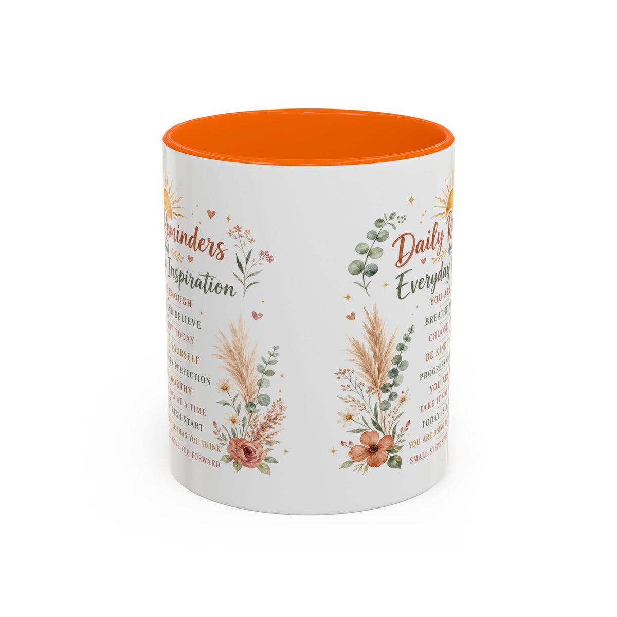 Daily Reminders Inspirational Coffee Mug
