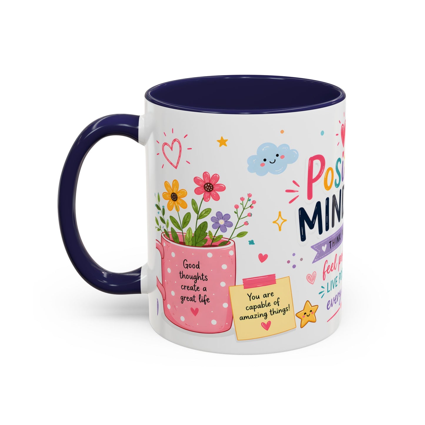 Positive Mindset Coffee Mug — Daily Affirmations 11/15oz