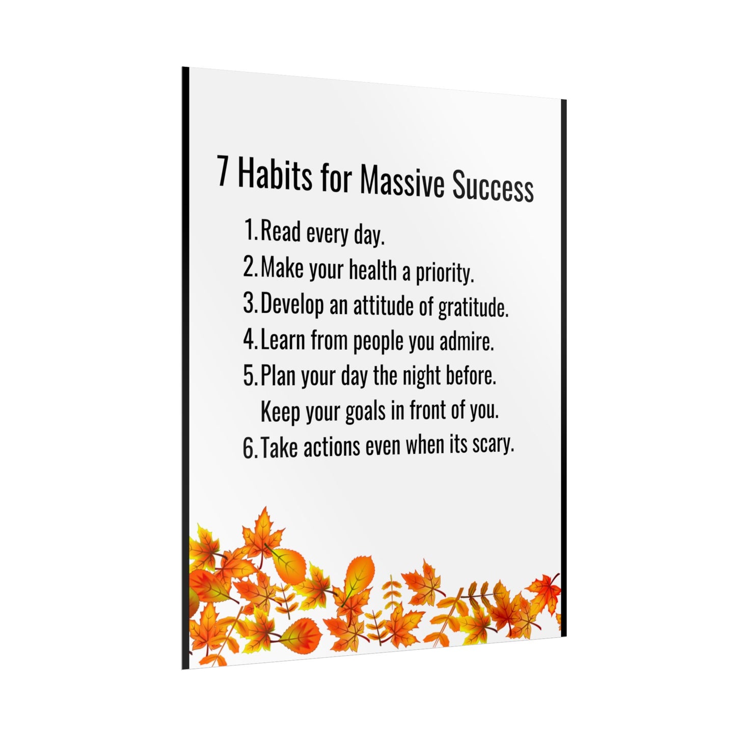 Inspirational Rolled Posters - Motivational Wall Art for Success, Home Decor, Office Inspiration, Gift Idea, Positive Affirmation