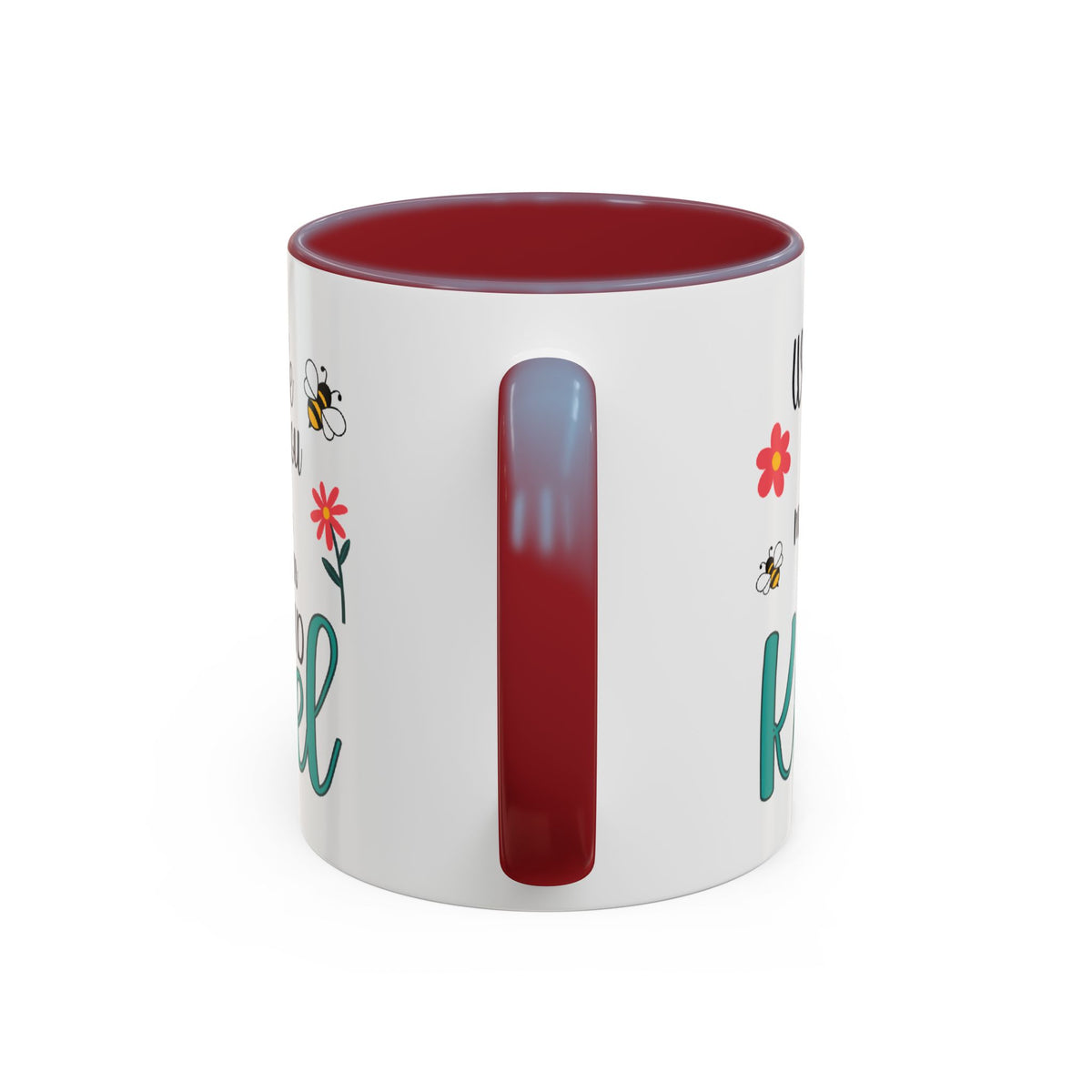 When Life Gives You More Than You Can Handle, Stand Kneel Inspirational Coffee Mug