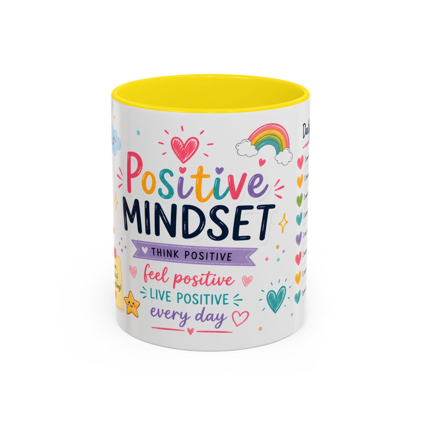 Positive Mindset Coffee Mug — Daily Affirmations 11/15oz