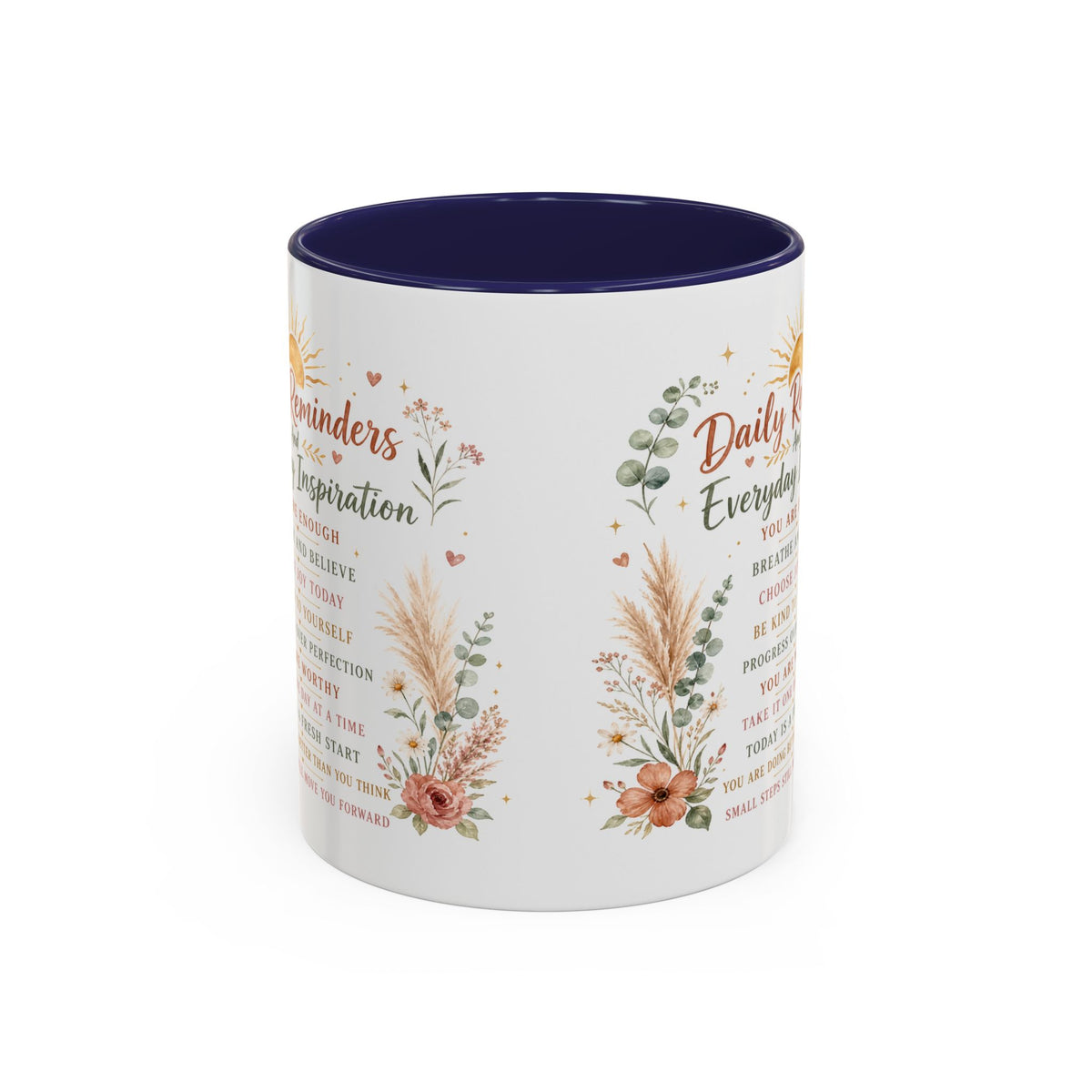 Daily Reminders Inspirational Coffee Mug