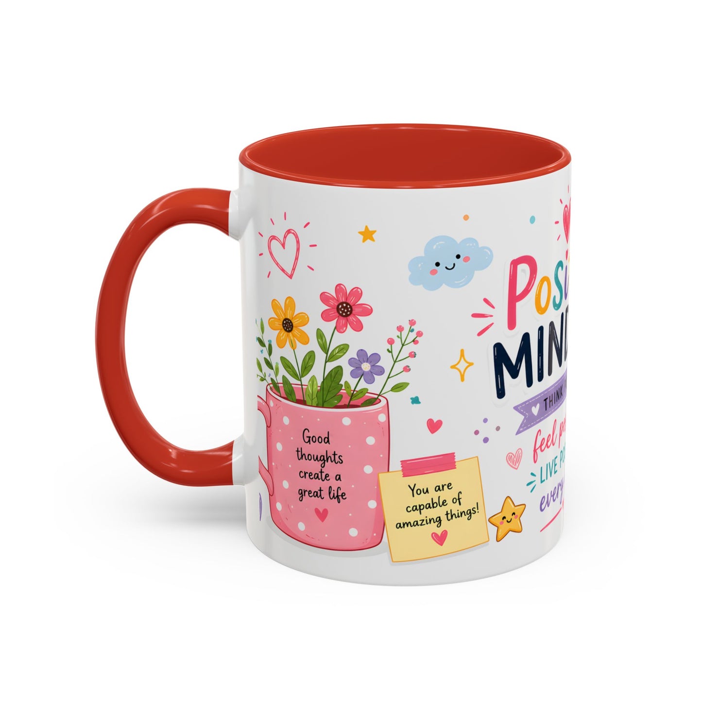 Positive Mindset Coffee Mug — Daily Affirmations 11/15oz