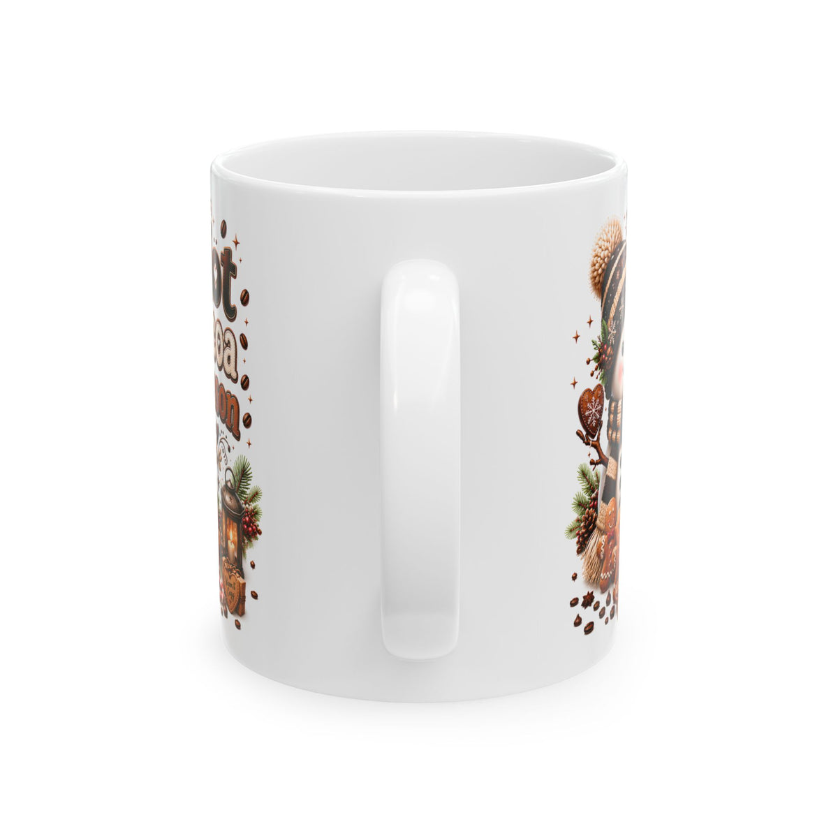 Hot Cocoa Season Snowman Christmas Mug