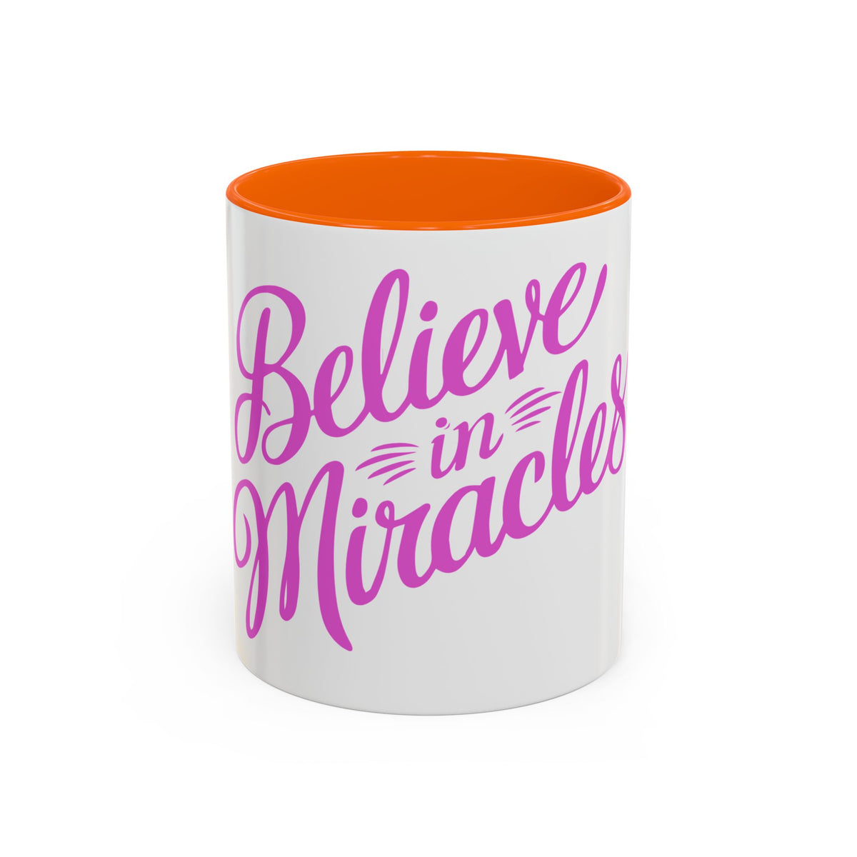 Believe in Miracles Inspirational Coffee Mug
