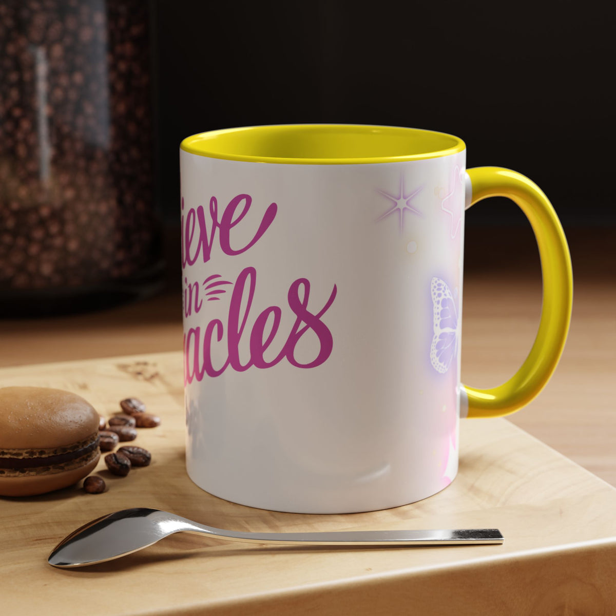 Believe in Miracles Inspirational Coffee Mug