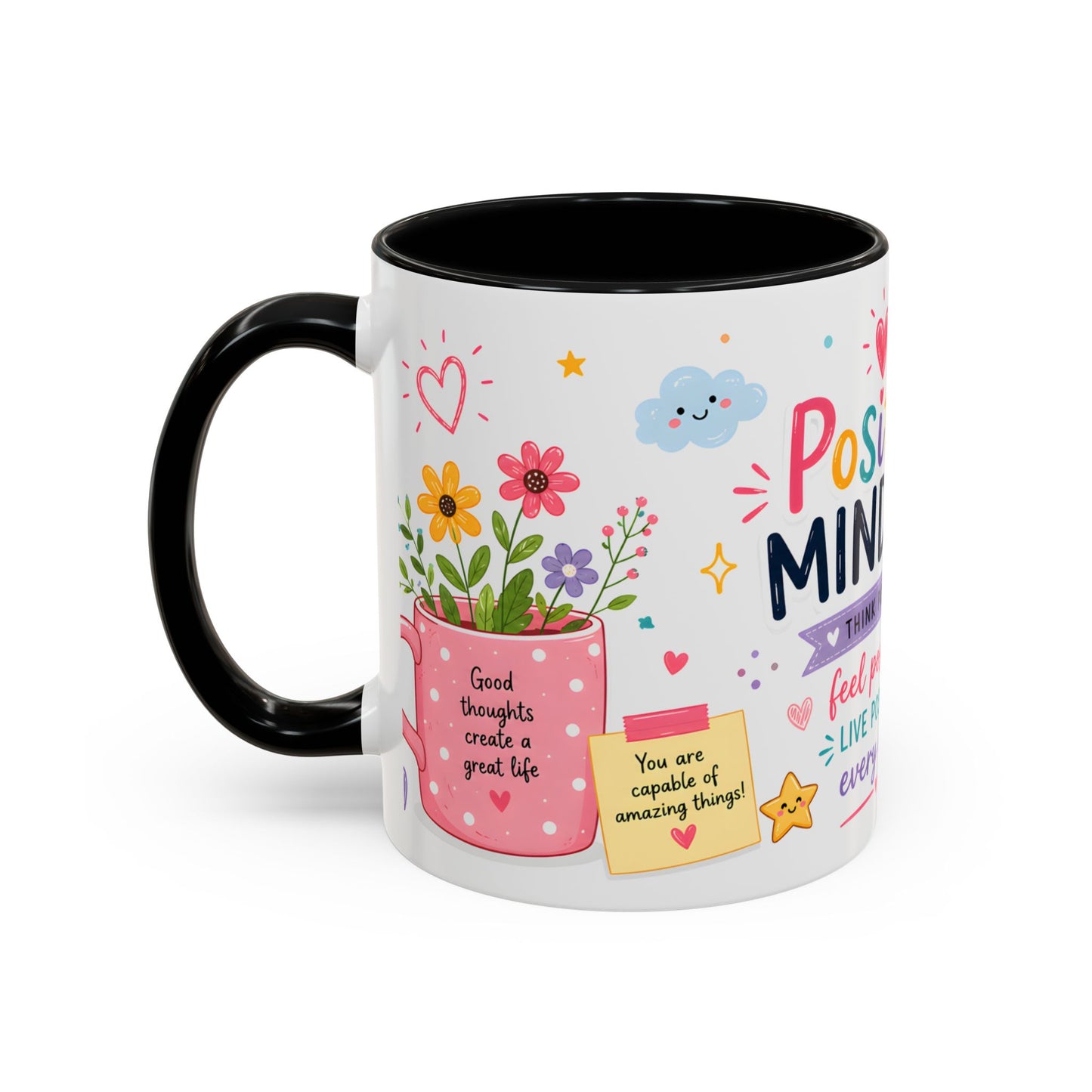 Positive Mindset Coffee Mug — Daily Affirmations 11/15oz