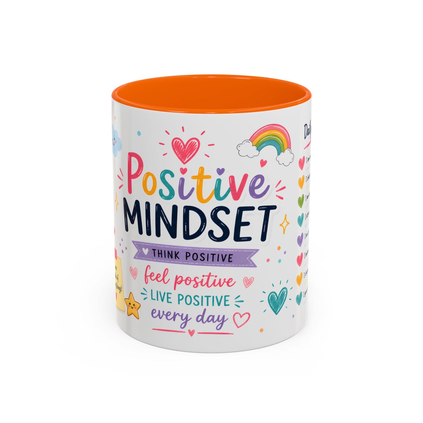 Positive Mindset Coffee Mug — Daily Affirmations 11/15oz