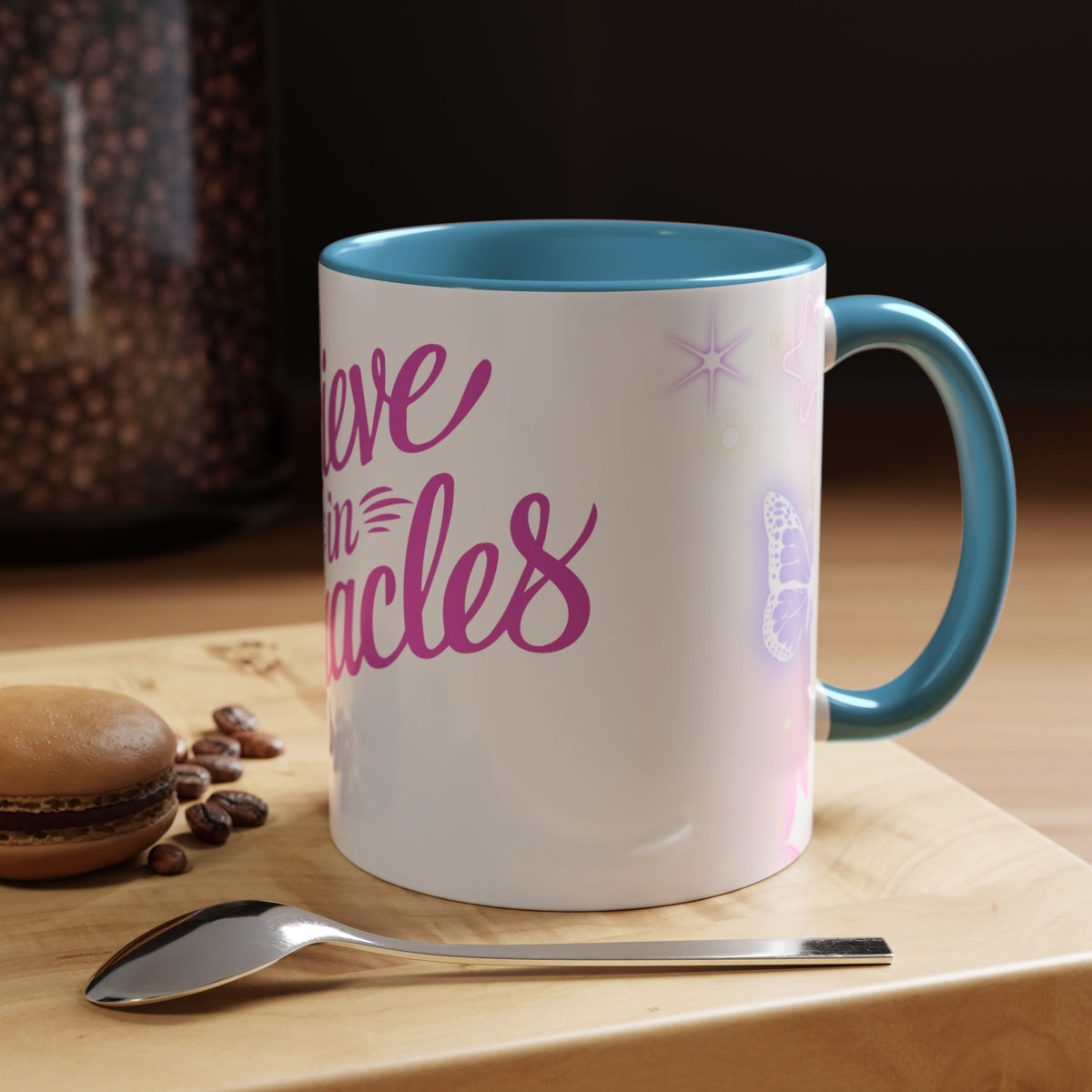 Believe in Miracles Inspirational Coffee Mug