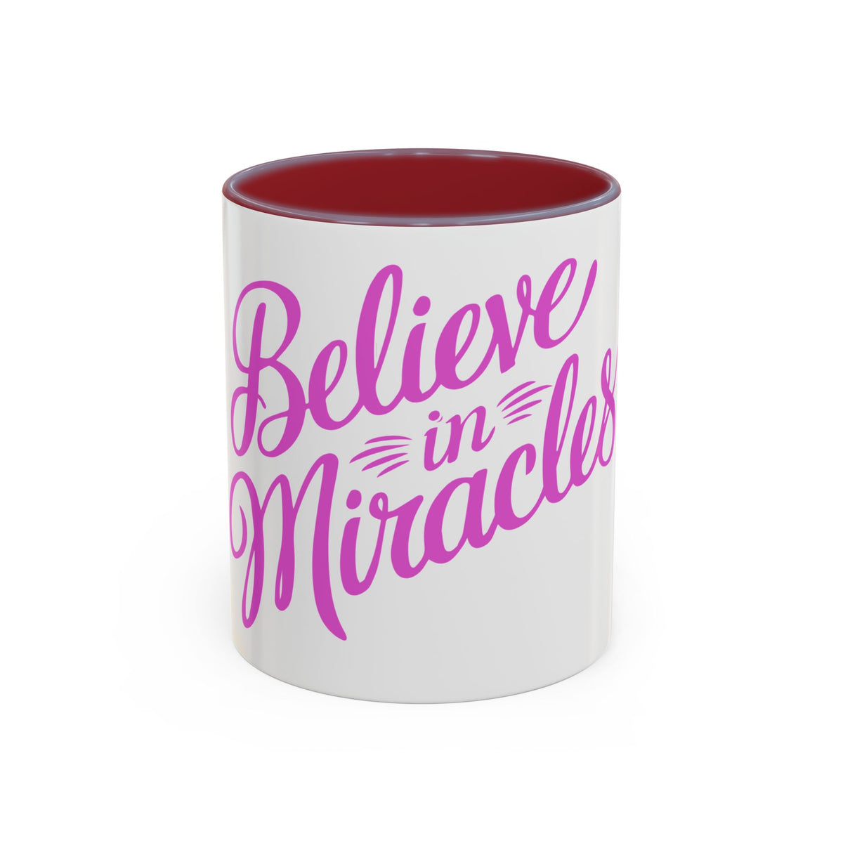 Believe in Miracles Inspirational Coffee Mug