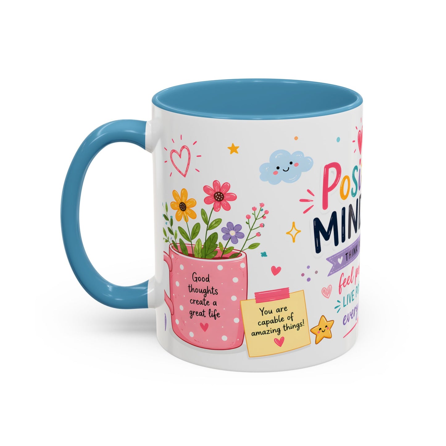 Positive Mindset Coffee Mug — Daily Affirmations 11/15oz