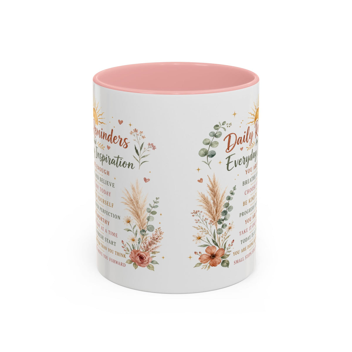Daily Reminders Inspirational Coffee Mug