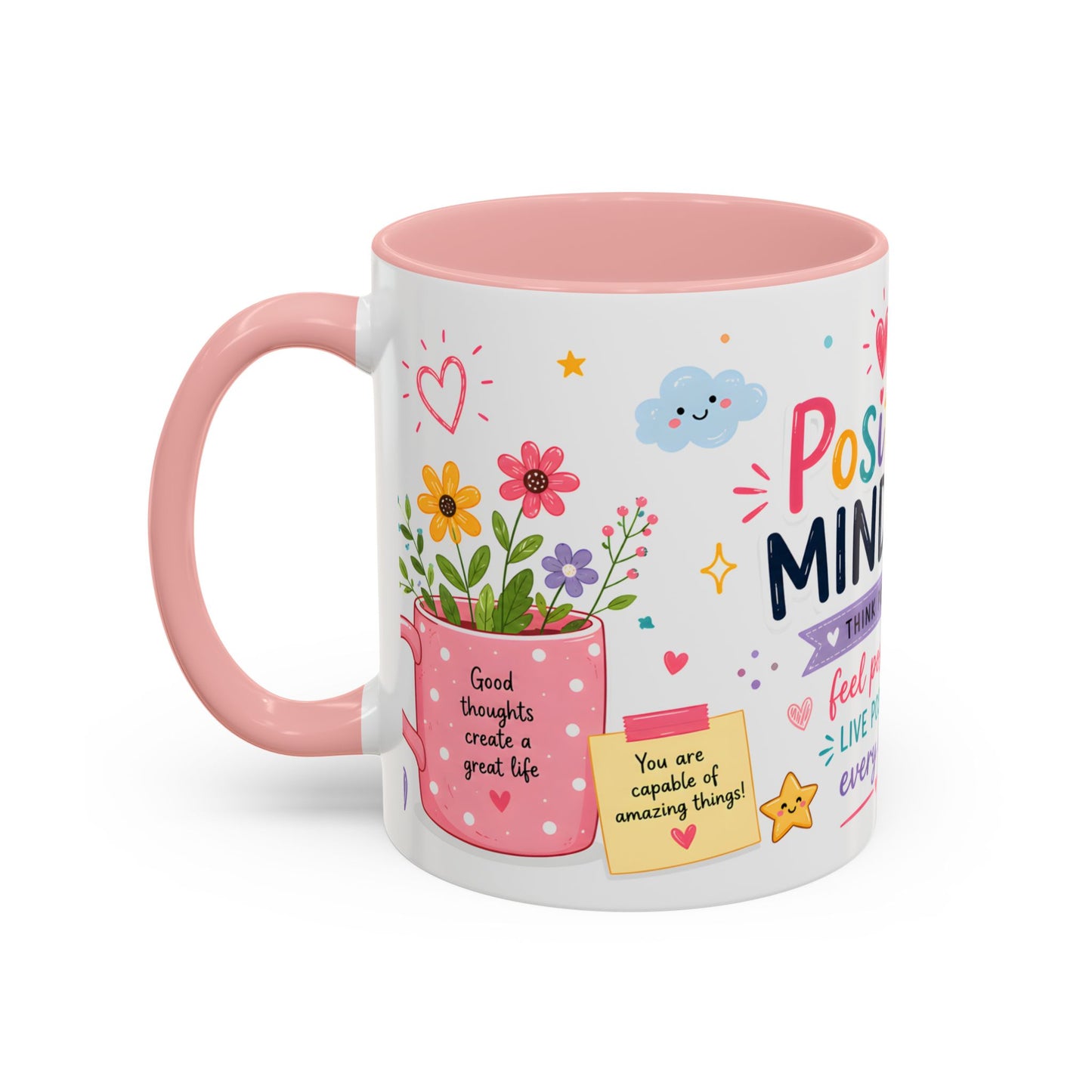 Positive Mindset Coffee Mug — Daily Affirmations 11/15oz