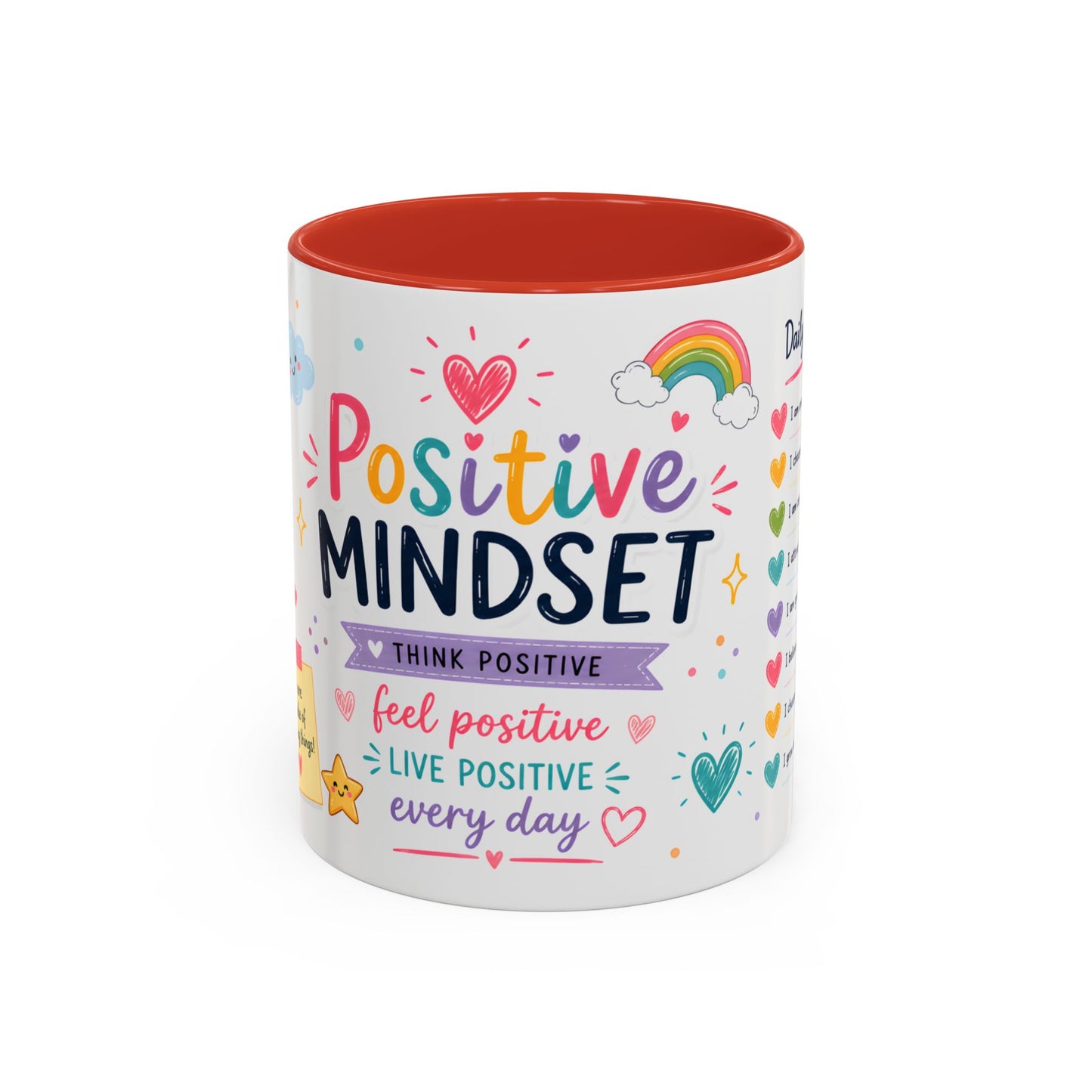 Positive Mindset Coffee Mug — Daily Affirmations 11/15oz
