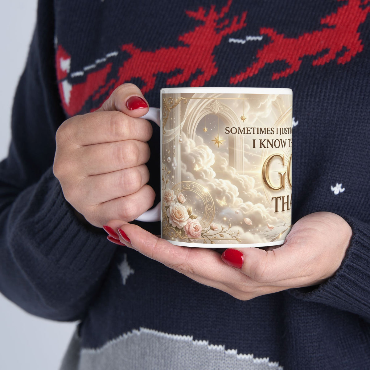 God Thanks Inspirational Christian Ceramic Mug