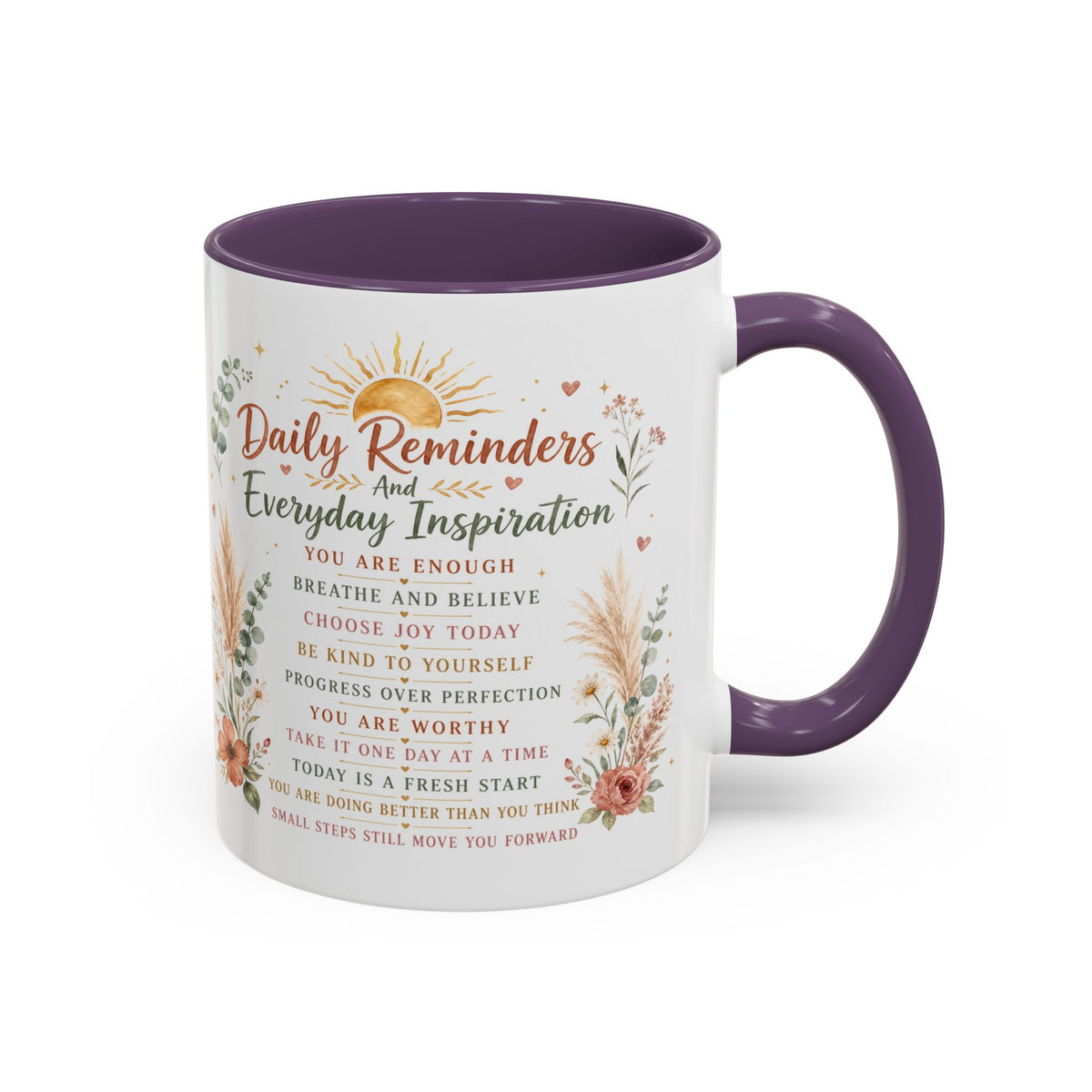 Daily Reminders Inspirational Coffee Mug