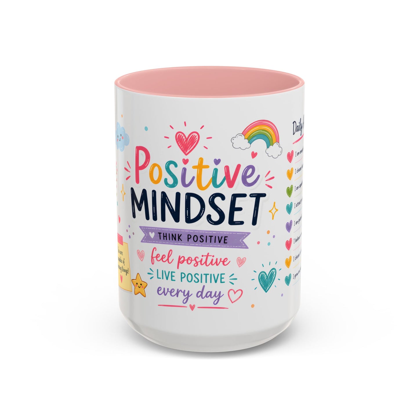 Positive Mindset Coffee Mug — Daily Affirmations 11/15oz