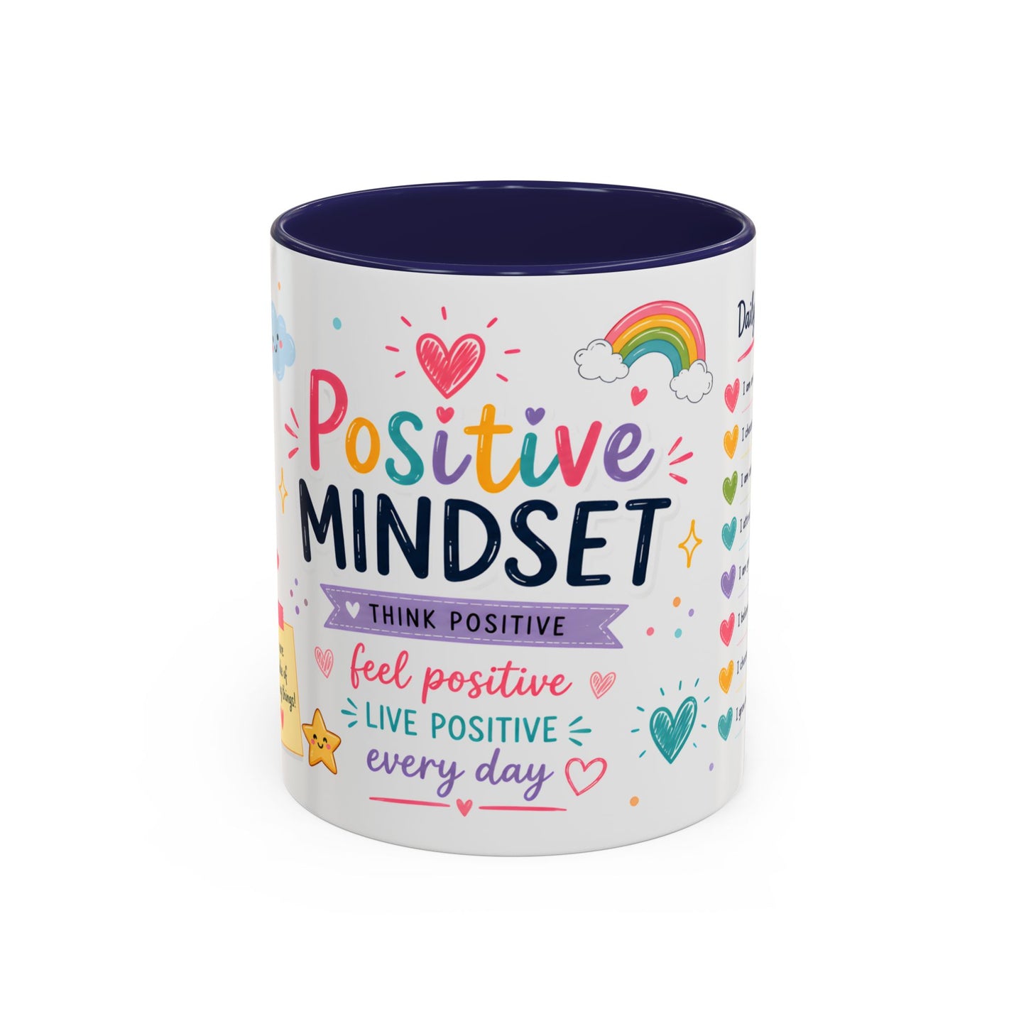 Positive Mindset Coffee Mug — Daily Affirmations 11/15oz