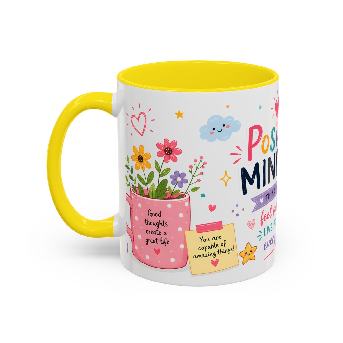 Positive Mindset Coffee Mug — Daily Affirmations 11/15oz