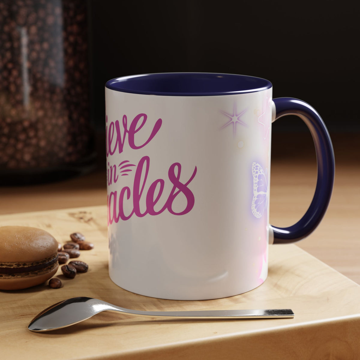 Believe in Miracles Inspirational Coffee Mug