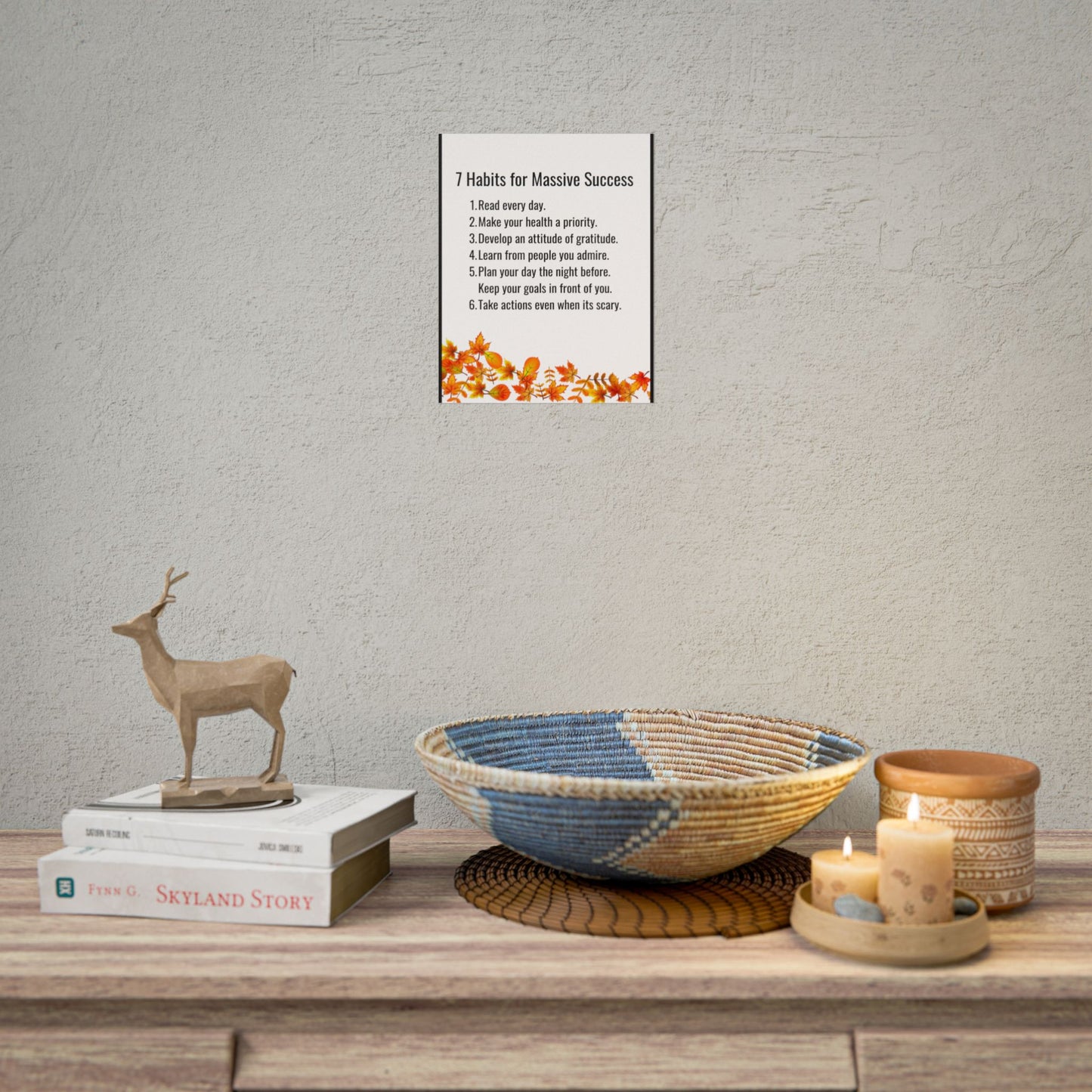 Inspirational Rolled Posters - Motivational Wall Art for Success, Home Decor, Office Inspiration, Gift Idea, Positive Affirmation