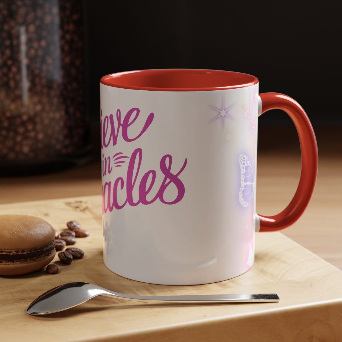 Believe in Miracles Inspirational Coffee Mug