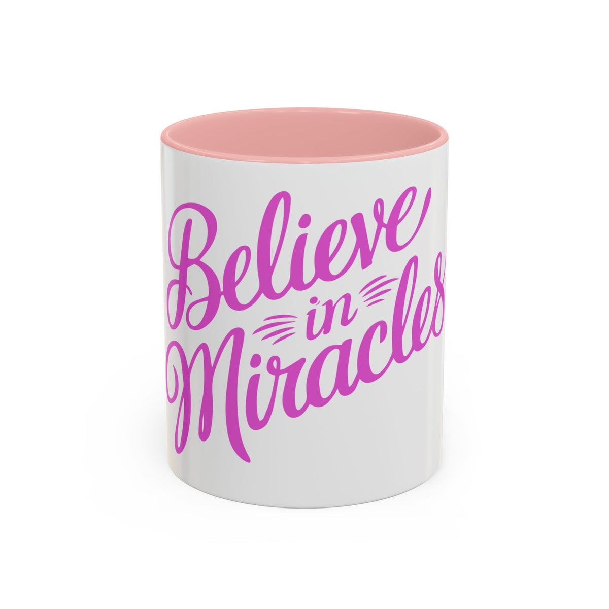 Believe in Miracles Inspirational Coffee Mug