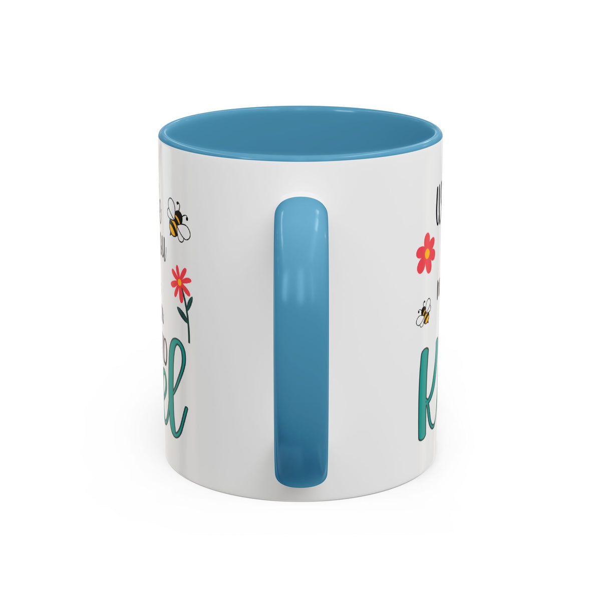 When Life Gives You More Than You Can Handle, Stand Kneel Inspirational Coffee Mug