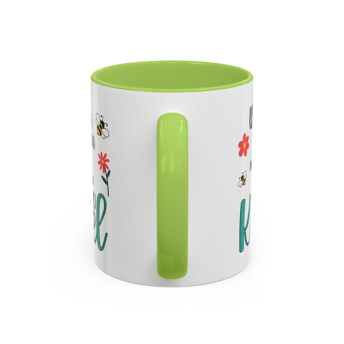 When Life Gives You More Than You Can Handle, Stand Kneel Inspirational Coffee Mug