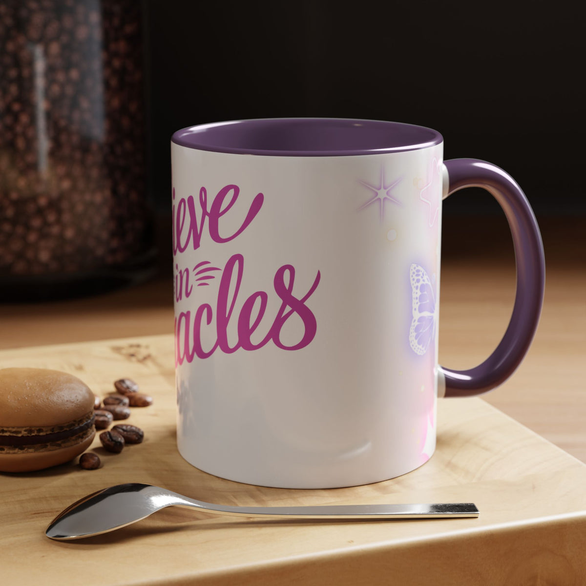 Believe in Miracles Inspirational Coffee Mug