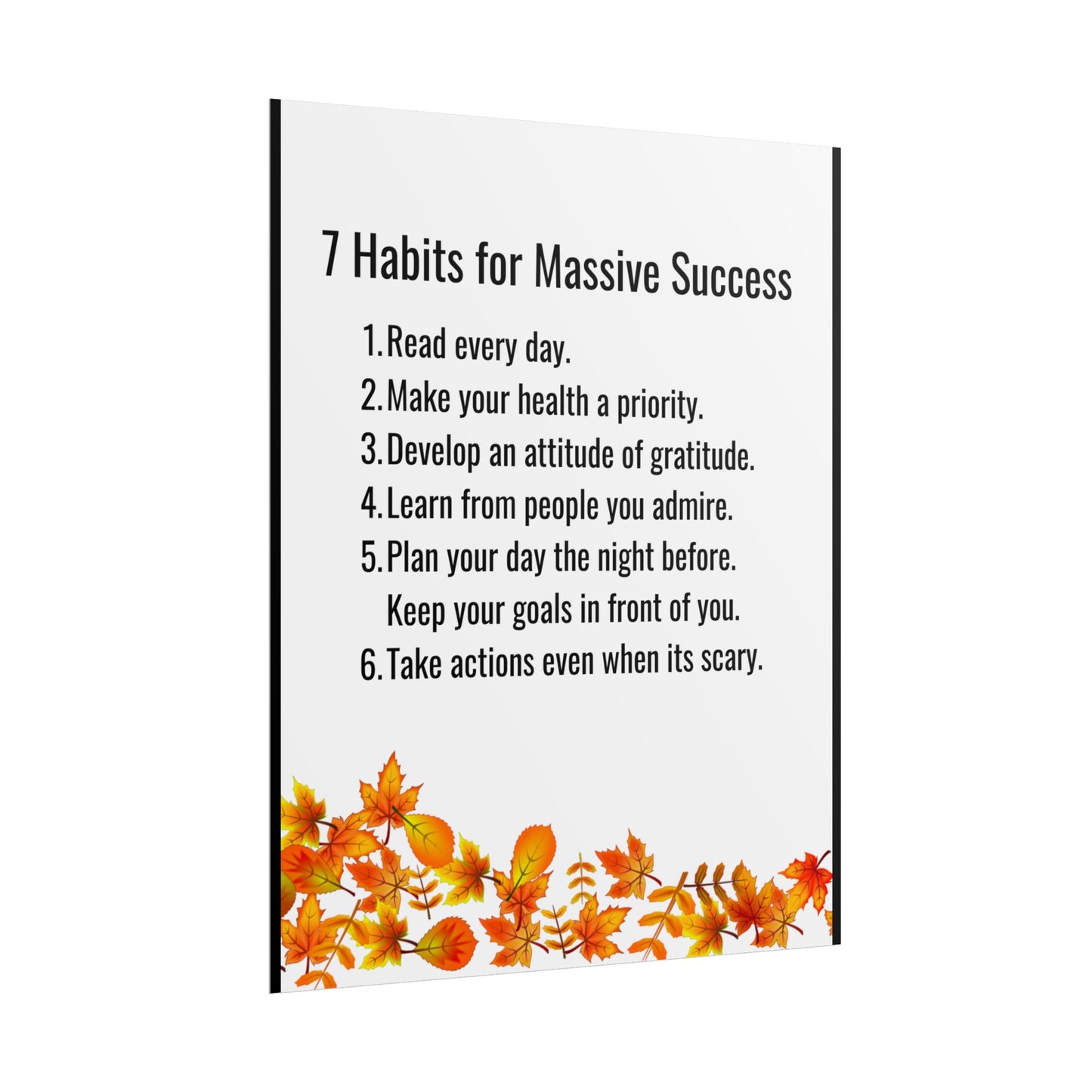 Inspirational Rolled Posters - Motivational Wall Art for Success, Home Decor, Office Inspiration, Gift Idea, Positive Affirmation