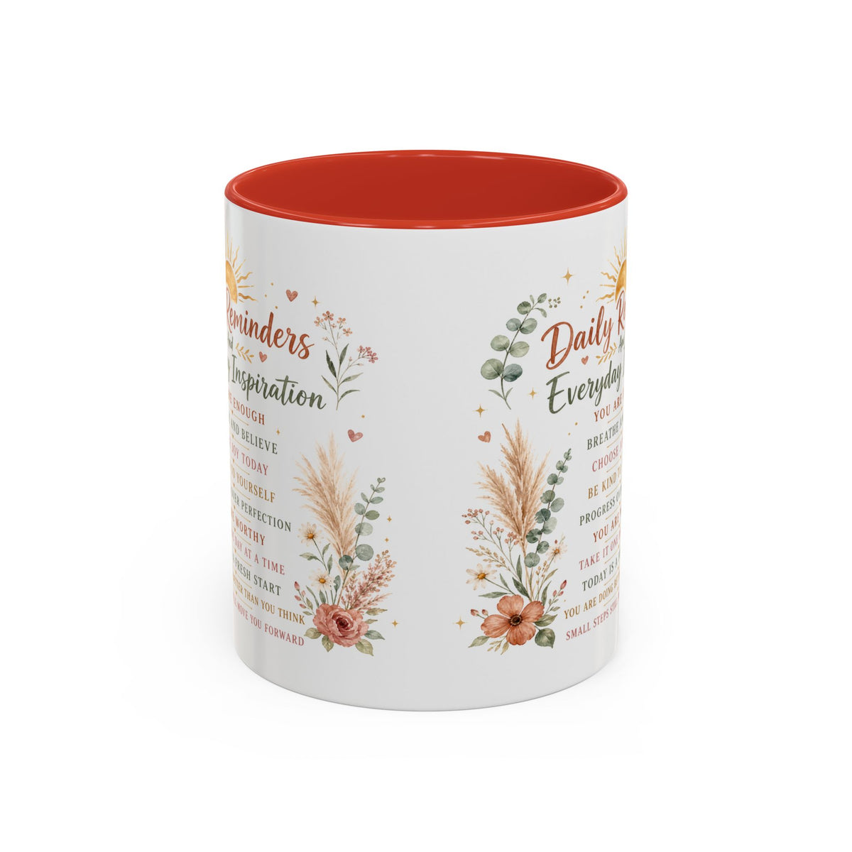 Daily Reminders Inspirational Coffee Mug