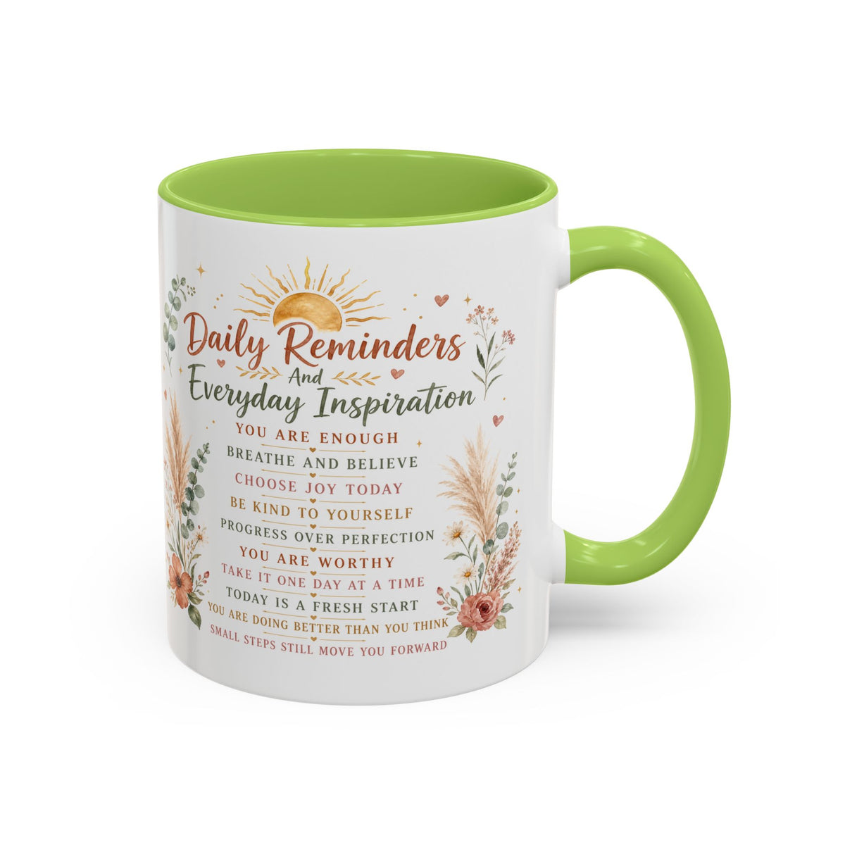 Daily Reminders Inspirational Coffee Mug