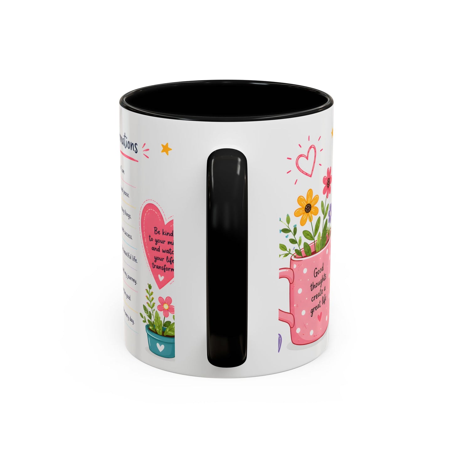 Positive Mindset Coffee Mug — Daily Affirmations 11/15oz