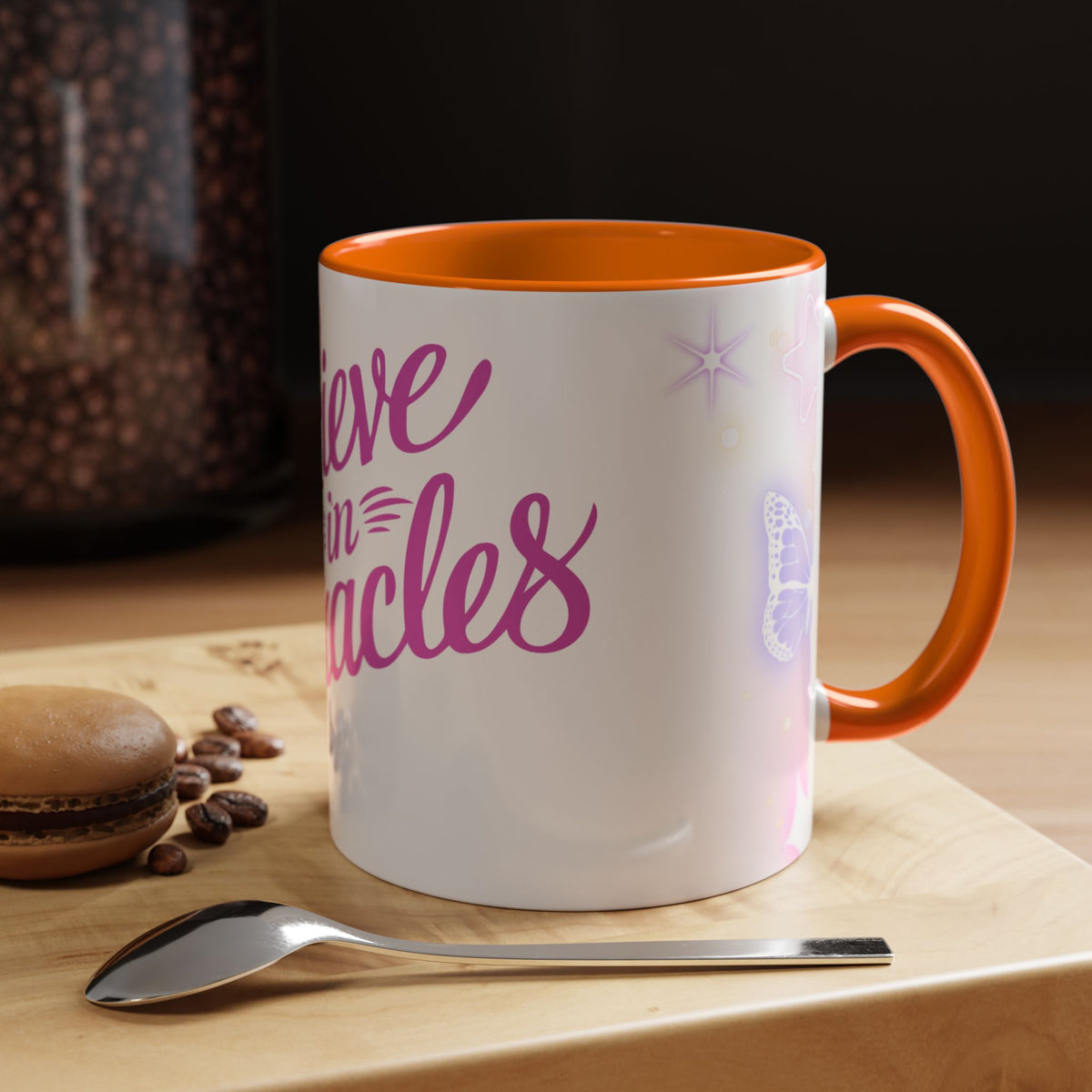 Believe in Miracles Inspirational Coffee Mug