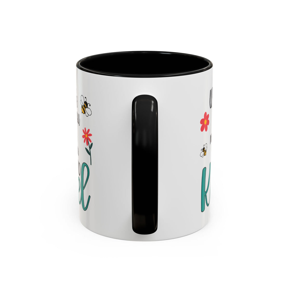 When Life Gives You More Than You Can Handle, Stand Kneel Inspirational Coffee Mug