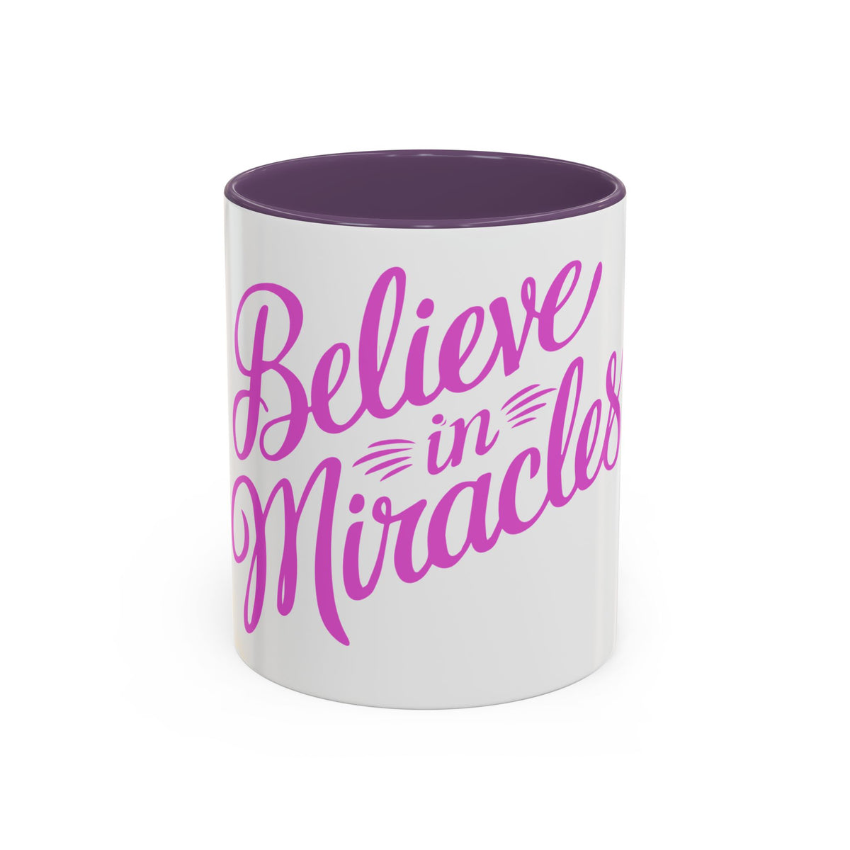 Believe in Miracles Inspirational Coffee Mug