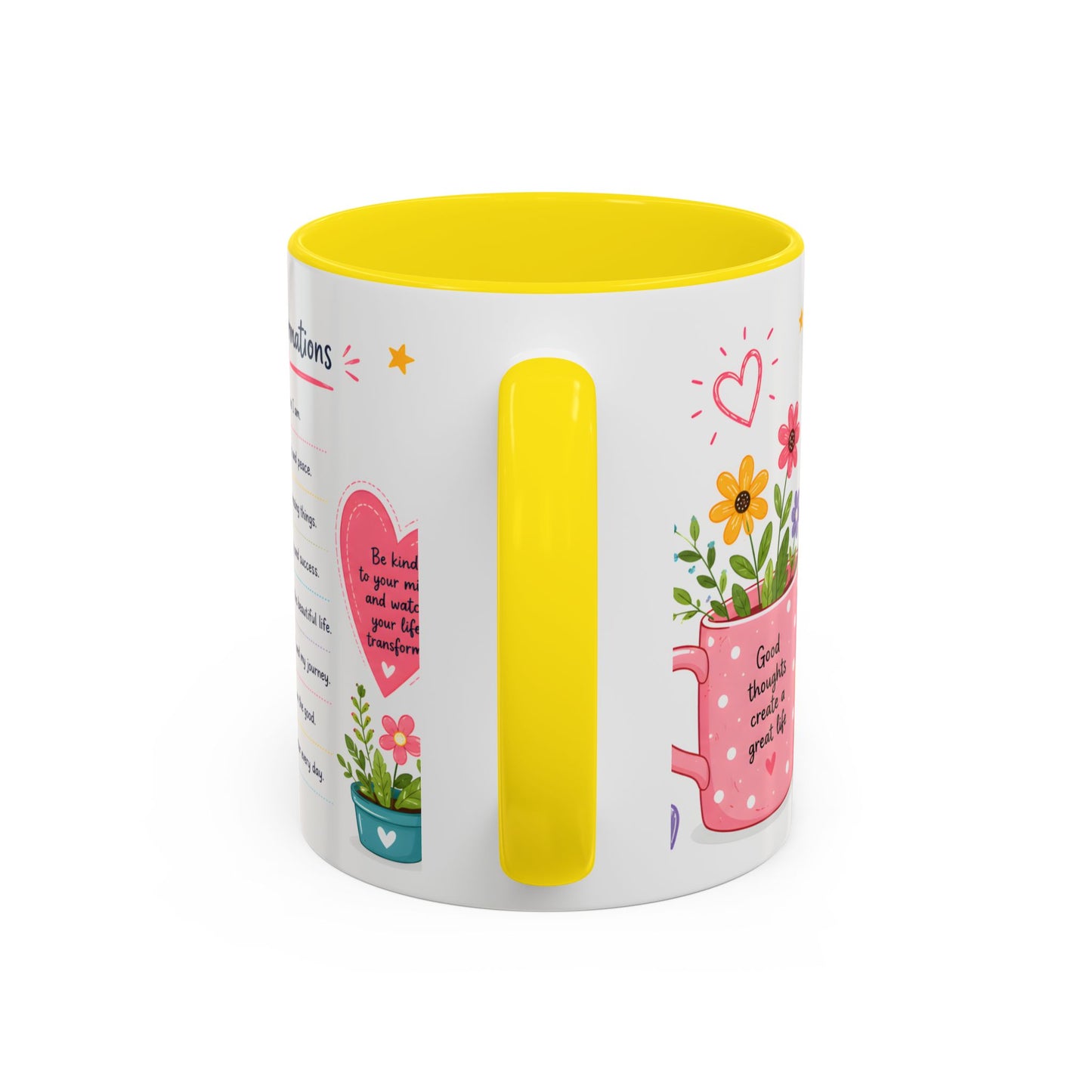 Positive Mindset Coffee Mug — Daily Affirmations 11/15oz