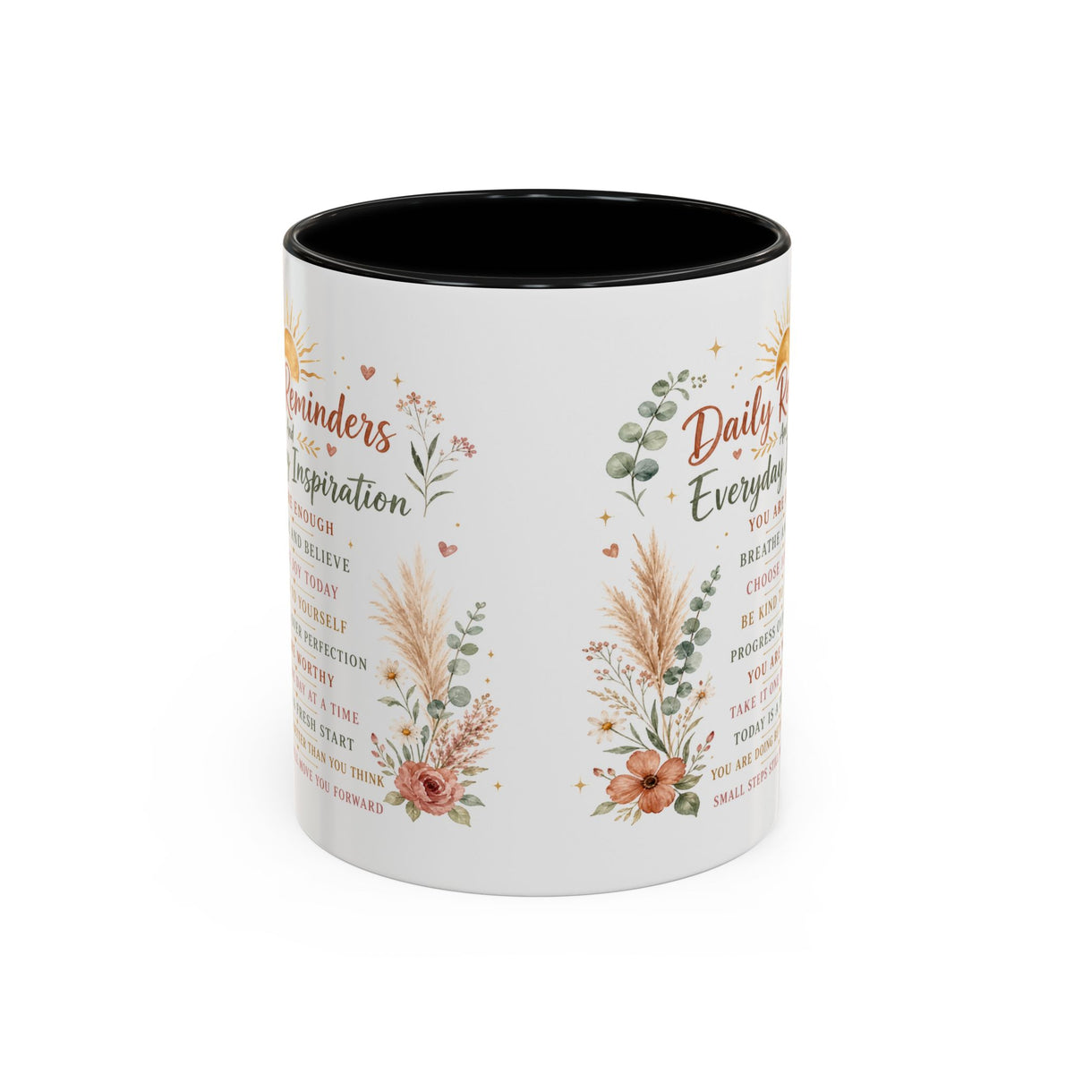 Daily Reminders Inspirational Coffee Mug
