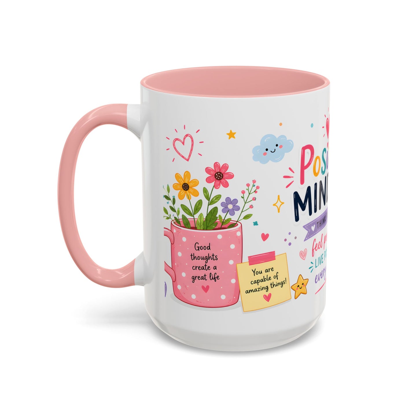 Positive Mindset Coffee Mug — Daily Affirmations 11/15oz