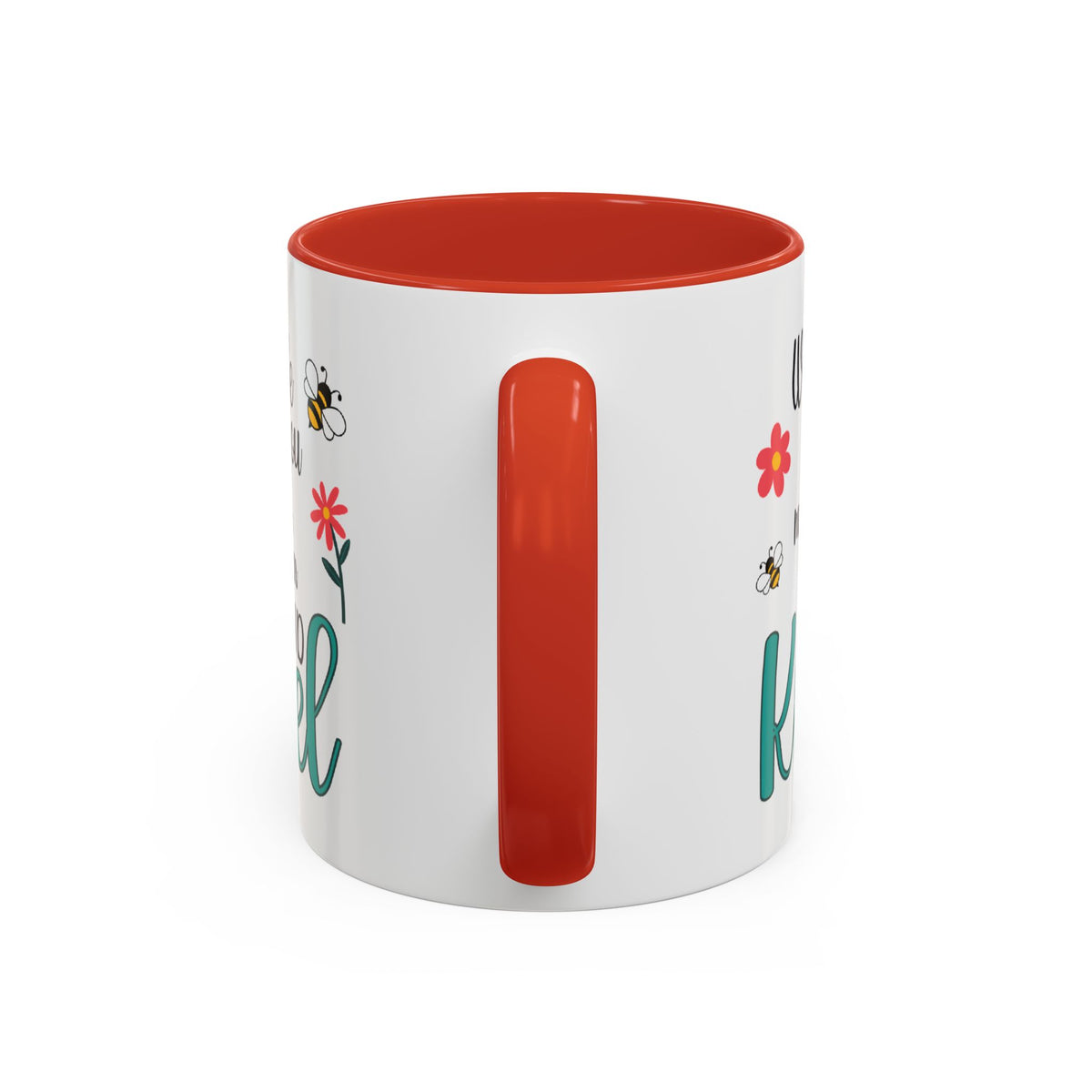When Life Gives You More Than You Can Handle, Stand Kneel Inspirational Coffee Mug