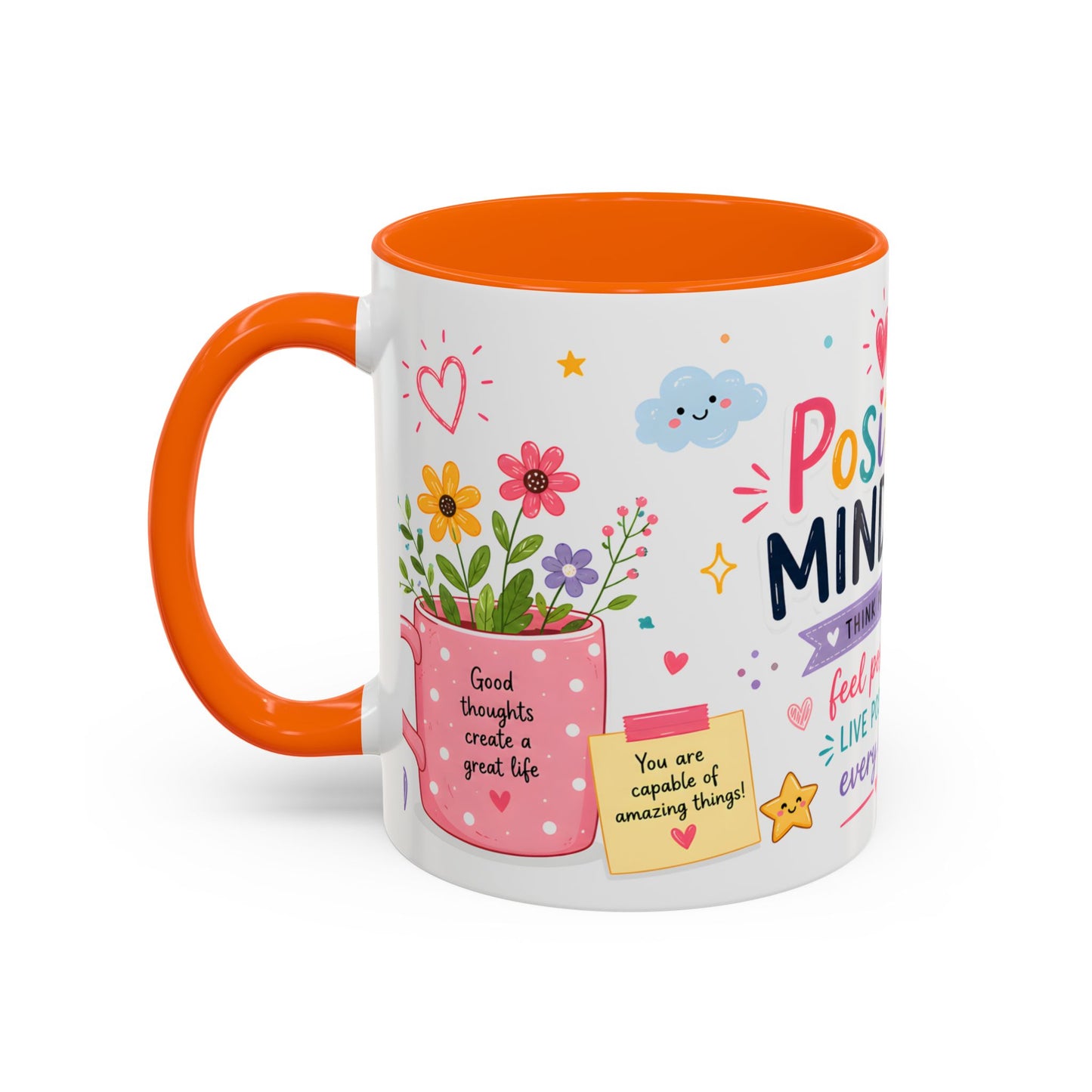 Positive Mindset Coffee Mug — Daily Affirmations 11/15oz